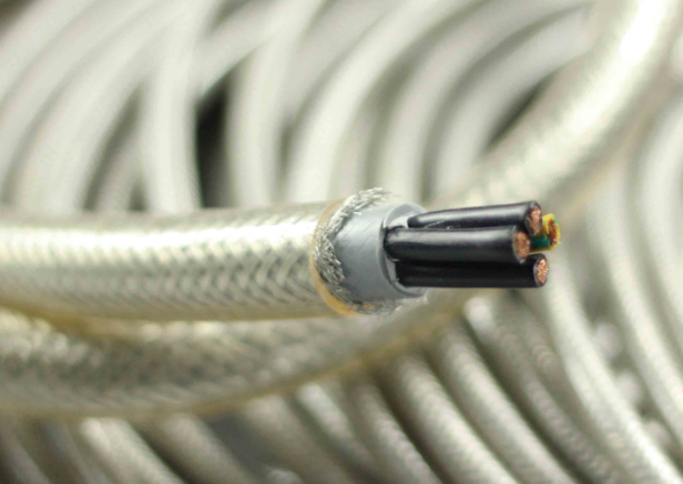 CC158 钢丝编织柔性控制电缆 -35℃~ 80℃