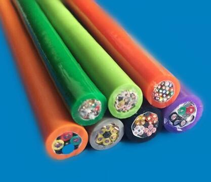 高柔性PUR对绞屏蔽数据拖链电缆