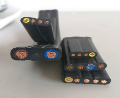 丁晴耐弯曲加钢丝柔性卷筒扁平电缆