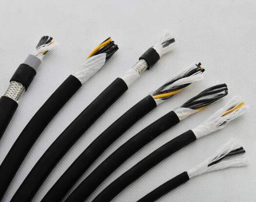 柔性PVC屏蔽拖链数据电缆