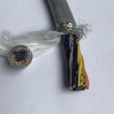 聚氨酯（PUR)单护套高柔性屏蔽拖链电缆 TRVUP