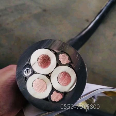 6KV 3*50+1*35+12芯单模光缆 卷筒电缆